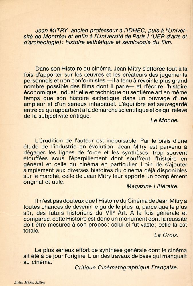 『HISTOIRE DU CINEMA Ⅳ. les années 30: Art et Industrie』 8