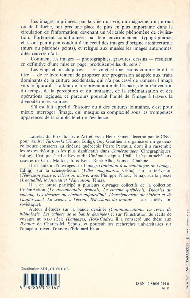 『VINGT+UNE LEÇONS SUR L'IMAGE ET LE SENS』 4