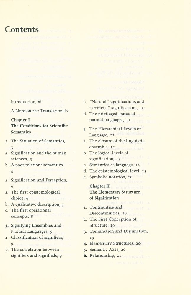 『Structural Semantics: An Attempt at a Method』 2