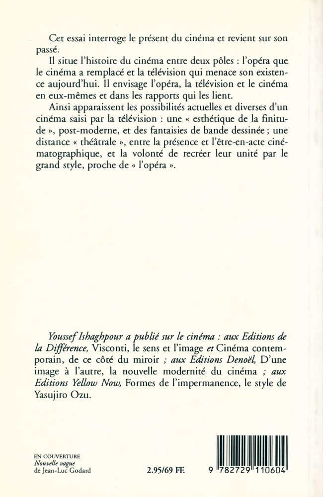 『Opéra et théâtre dans le cinéma d'aujourd'hui』 3