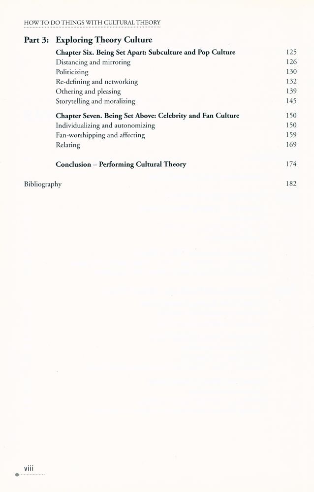 『HOW TO DO THINGS WITH CULTURAL THEORY』 3