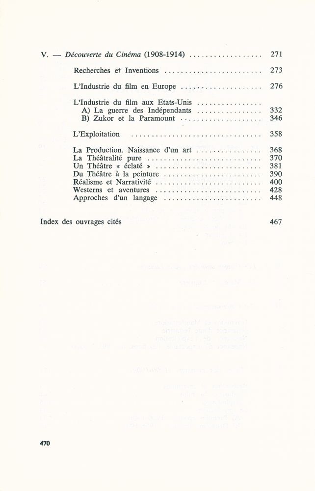 『HISTOIRE DU CINEMA Ⅰ 1895 - 1914: Art et Industrie』 3