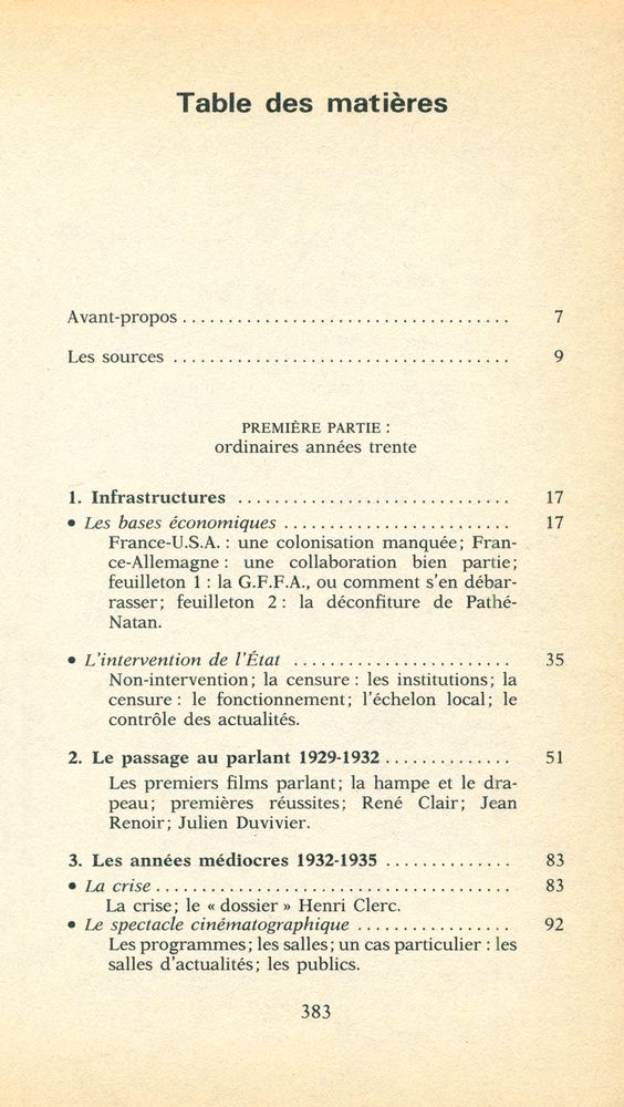 『15 ans d'années trente : Le Cinéma des Français 1929 - 1944』 2