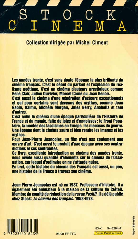 『15 ans d'années trente : Le Cinéma des Français 1929 - 1944』 4