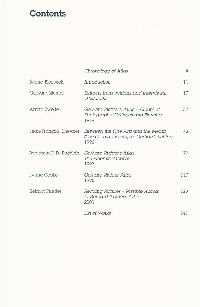 《Gerhard Richter Atlas : the reader》 2