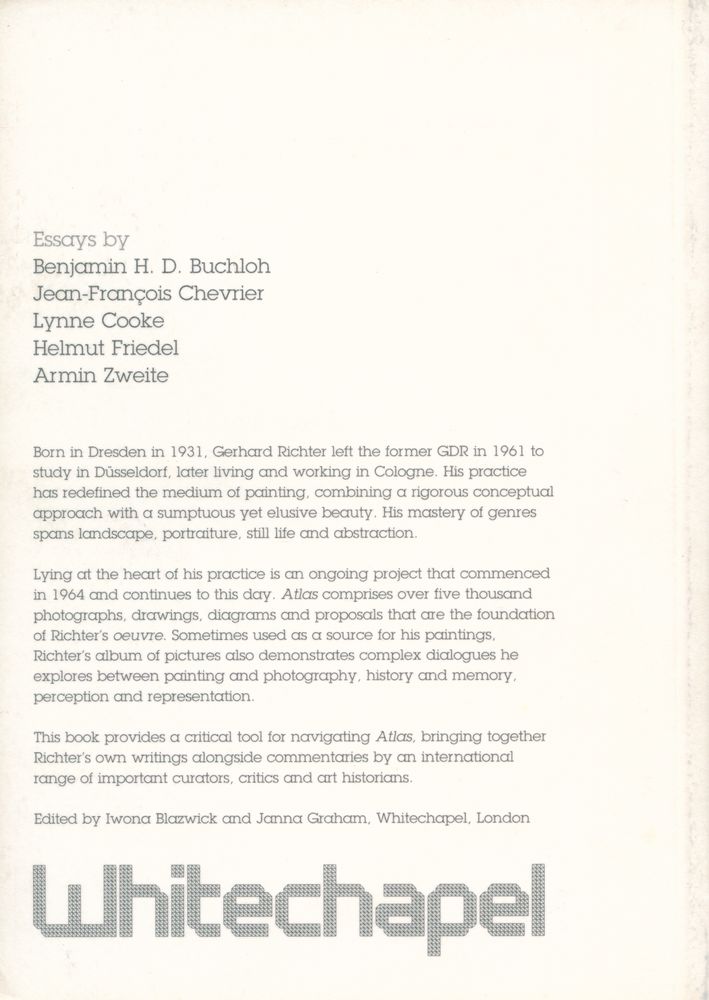 《Gerhard Richter Atlas : the reader》 3