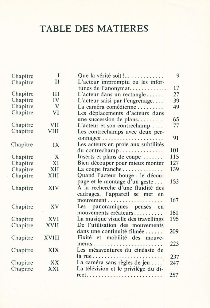 『L'ACTEUR ET LA CAMÉRA』 2