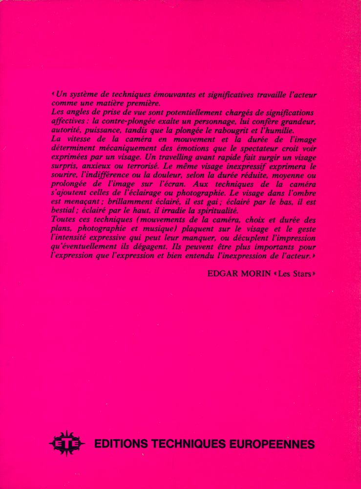 『L'ACTEUR ET LA CAMÉRA』 3