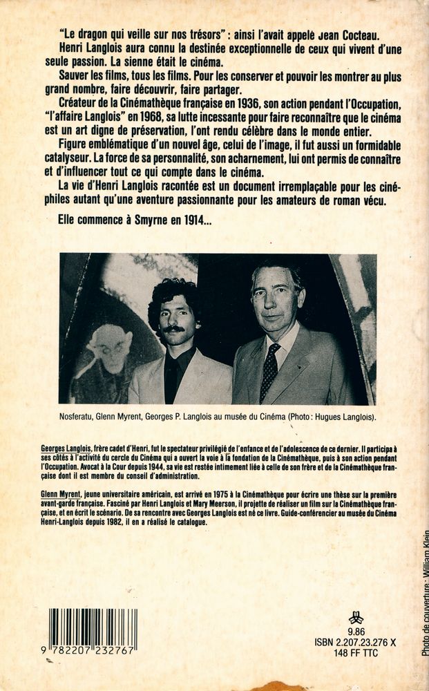 『HENRI LANGLOIS : Premier citoyen du Cinéma』 3