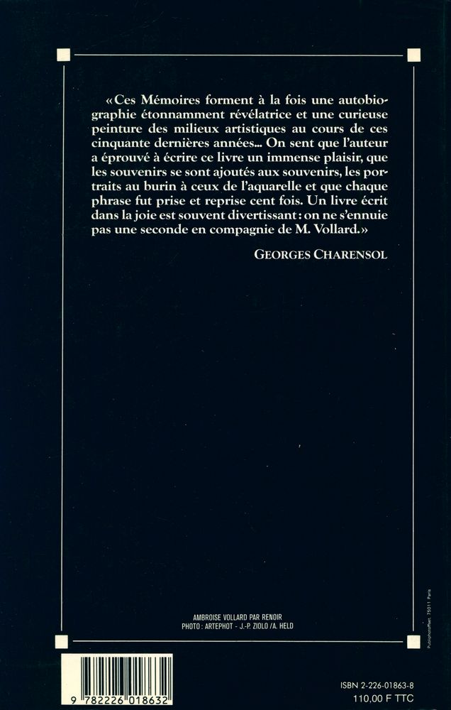 『Souvenirs d'un marchand de tableaux』 5