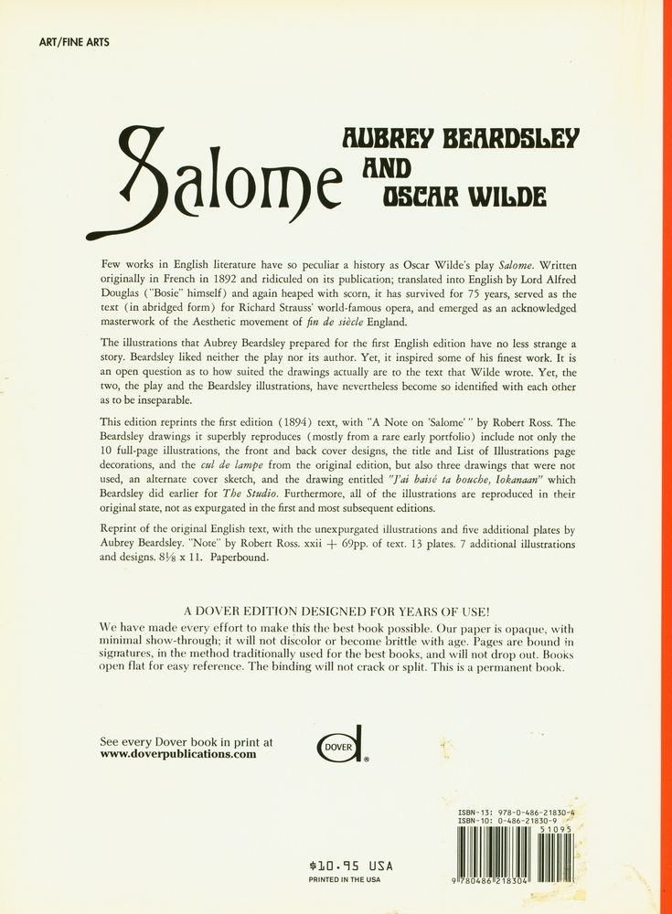 『SALOME : A TRAGEDY IN ONE ACT』 3