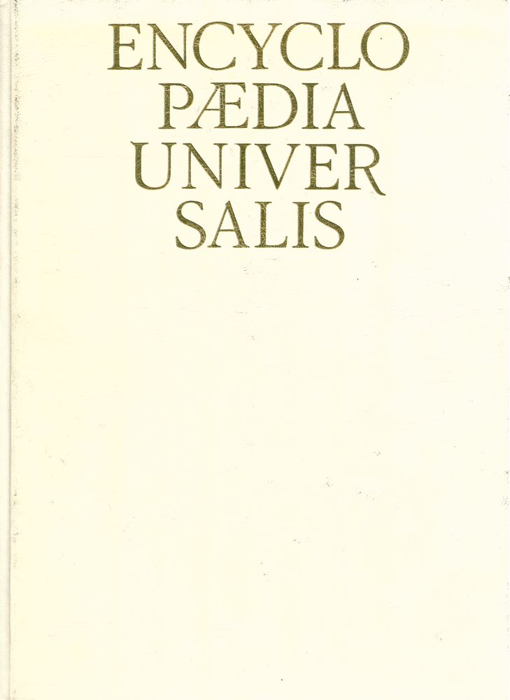 『ENCYCLOPAEDIA UNIVERSALIS 16 - RODIN - SOUS - MARINS』 1