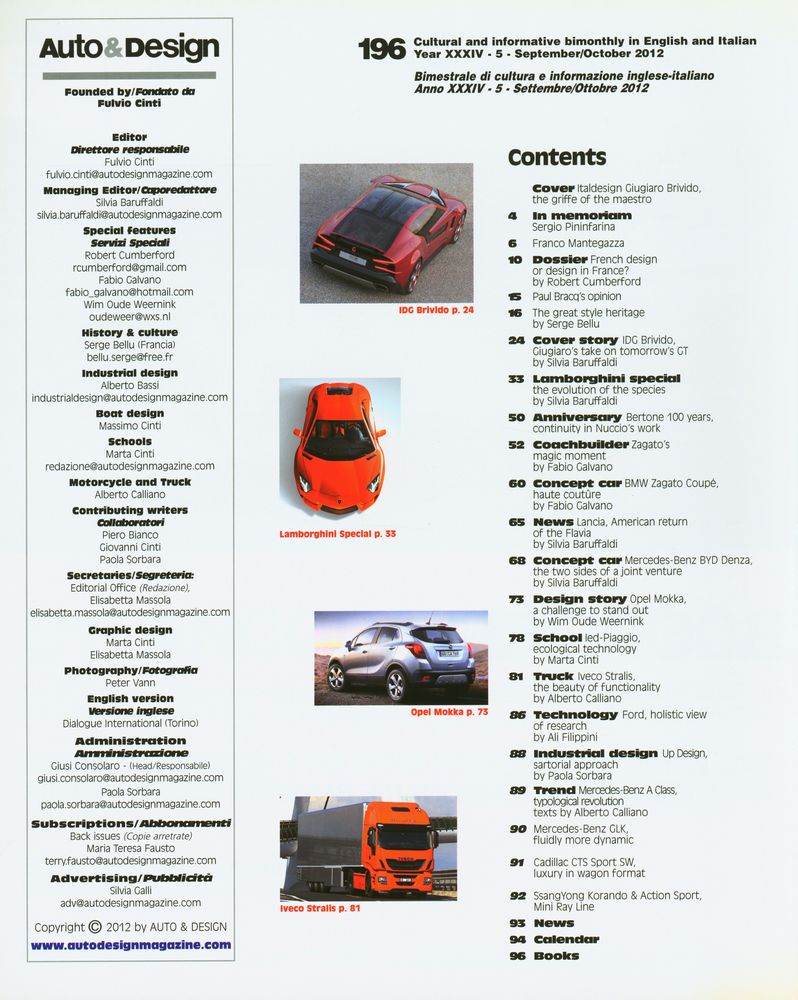 『Auto&Design』 196 September/October 2012 2