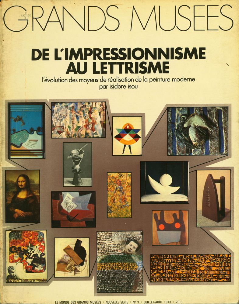《DE L'IMPRESSIONNISME AU LETTRISME : l'évolution des moyens de réalisation de la peinture moderne》 1