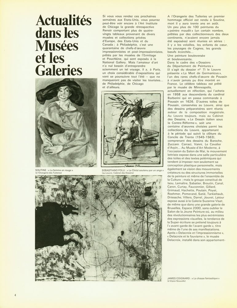 《DE L'IMPRESSIONNISME AU LETTRISME : l'évolution des moyens de réalisation de la peinture moderne》 2