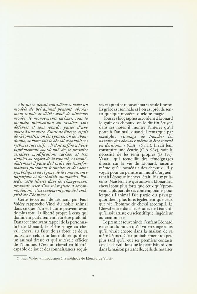 『LEONARD DE VINCI : le cheval et la puissance』 2