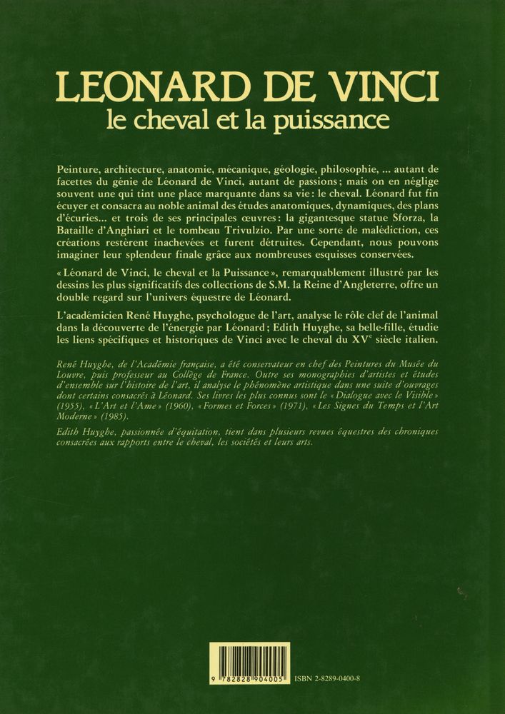 『LEONARD DE VINCI : le cheval et la puissance』 3