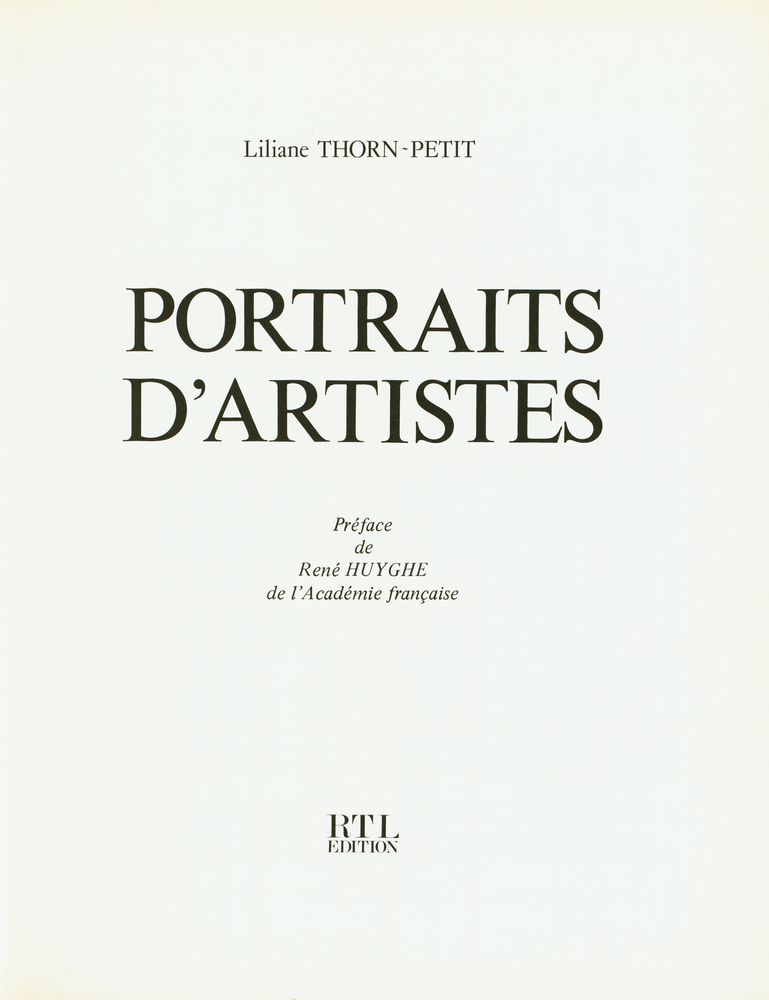 『PORTRAITS D'ARTISTES』 2