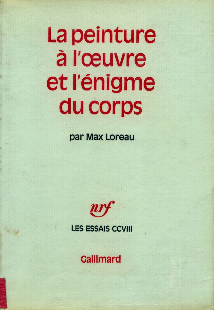 『La peinture à l'oeuvre et l'énigme du corps』 1