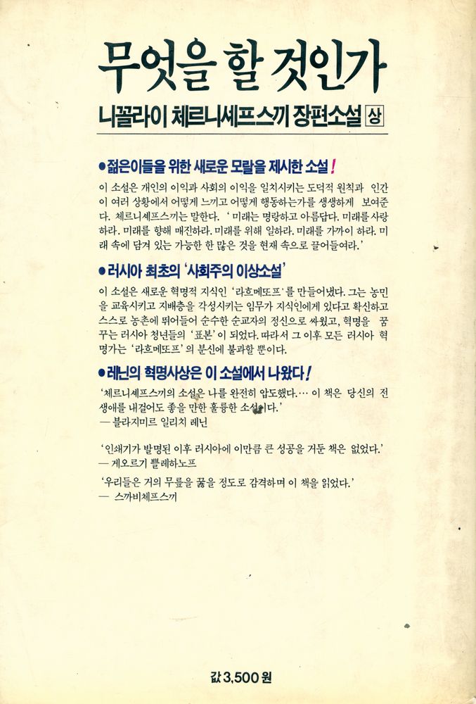 『무엇을 할 것인가 상』 3