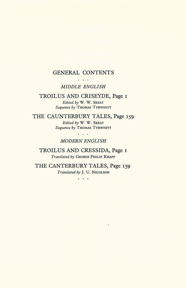 『GREAT BOOKS OF THE WESTERN WORLD : 22 CHAUCER』 2