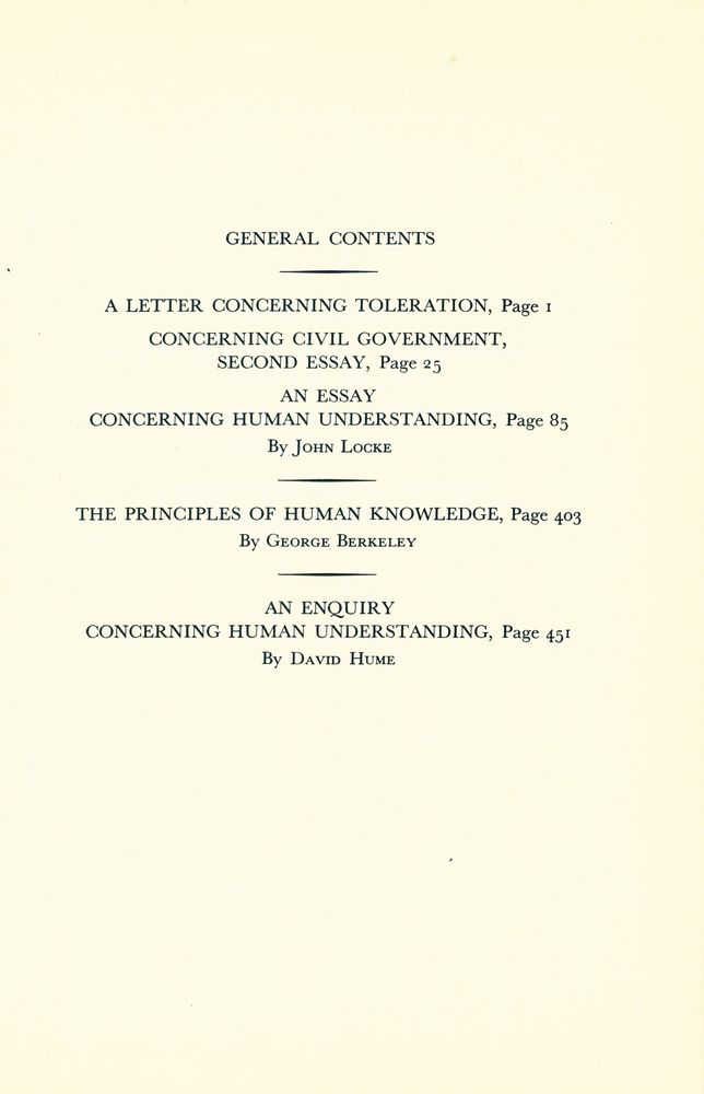 『GREAT BOOKS OF THE WESTERN WORLD : 35 LOKE, BERKELEY, HUME』 2