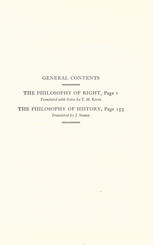 『GREAT BOOKS OF THE WESTERN WORLD : 46 HEGEL』 2