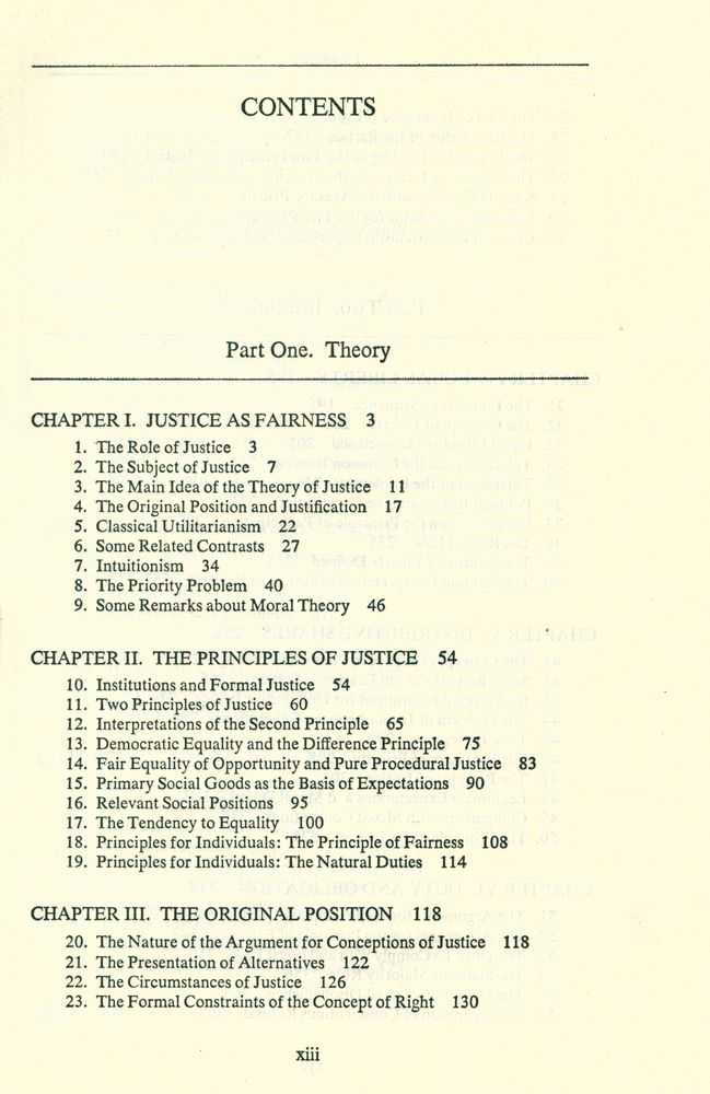 『A THEORY OF JUSTICE』 2