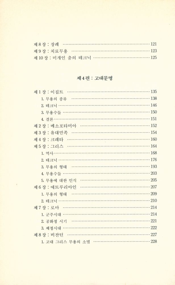 『무용의 역사』 3