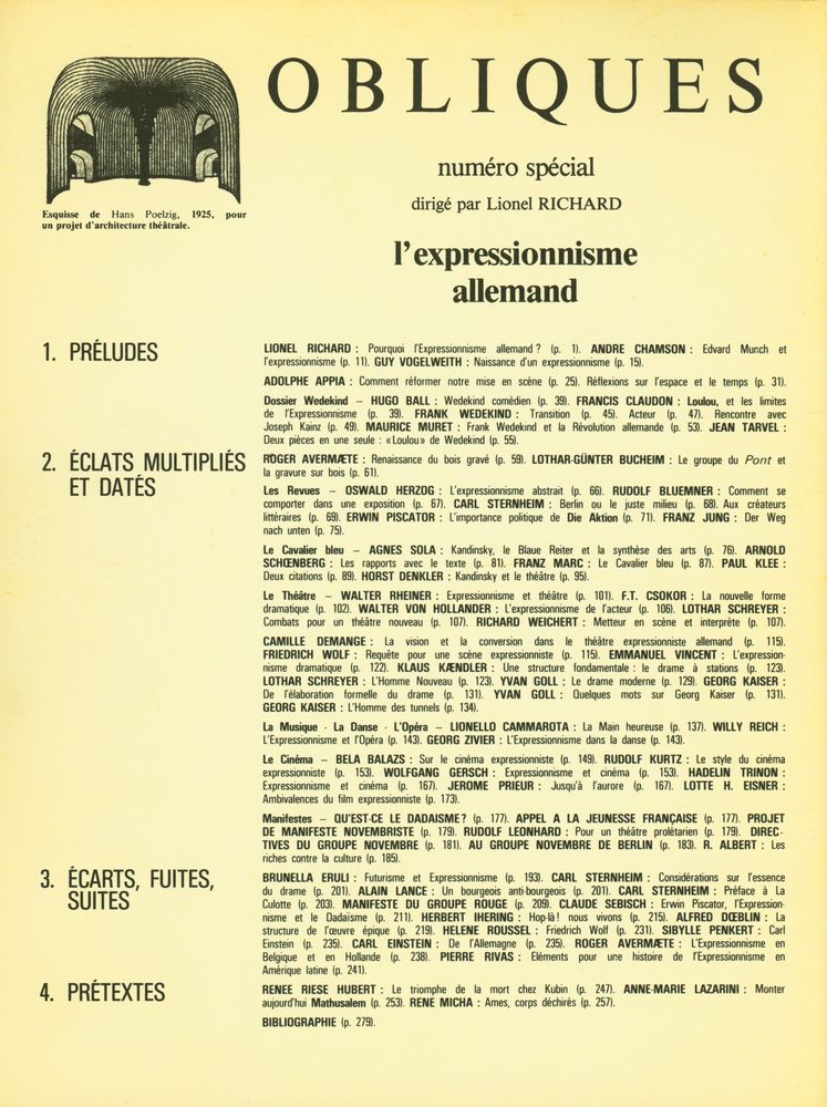 『OBLIQUES: L'EXPRESSIONNISME ALLEMAND』 2