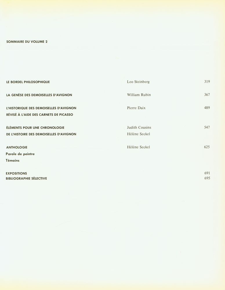 《LES DEMOISELLES D'AVIGNON》도록 『MUSEE PICASSO PARIS 3 : LES DEMOISELLES D'AVIGNON VOLUME 2』 2