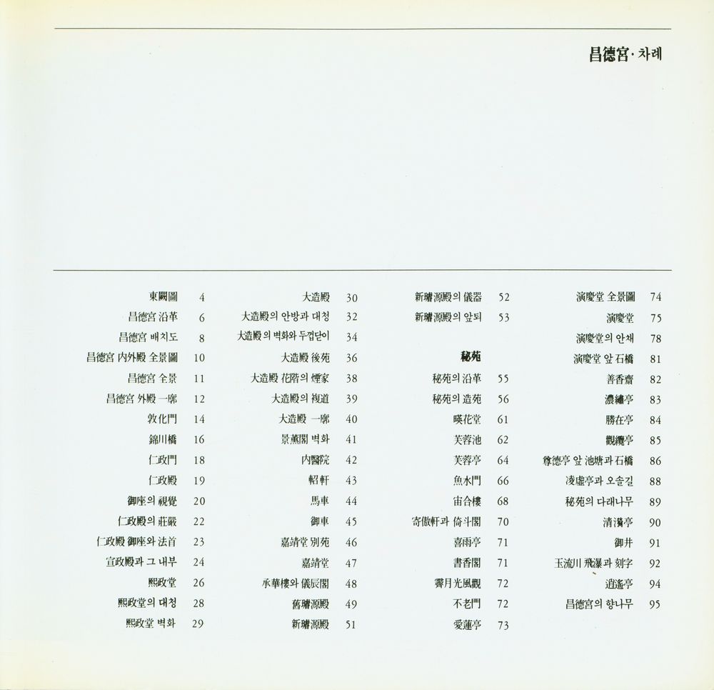 『韓國의 高宮 2 - 昌德宮(한국의 고궁 2 - 창덕궁)』 2