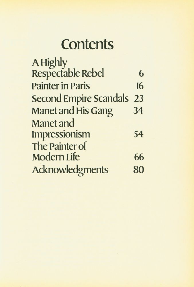 『THE ART OF MANET』 2