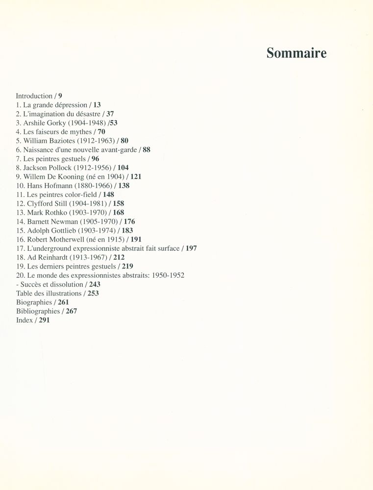 『LE TRIOMPHE DE L'ART AMERICAIN TOME 1 : L'EXPRESSIONNISME ABSTRAIT』 2
