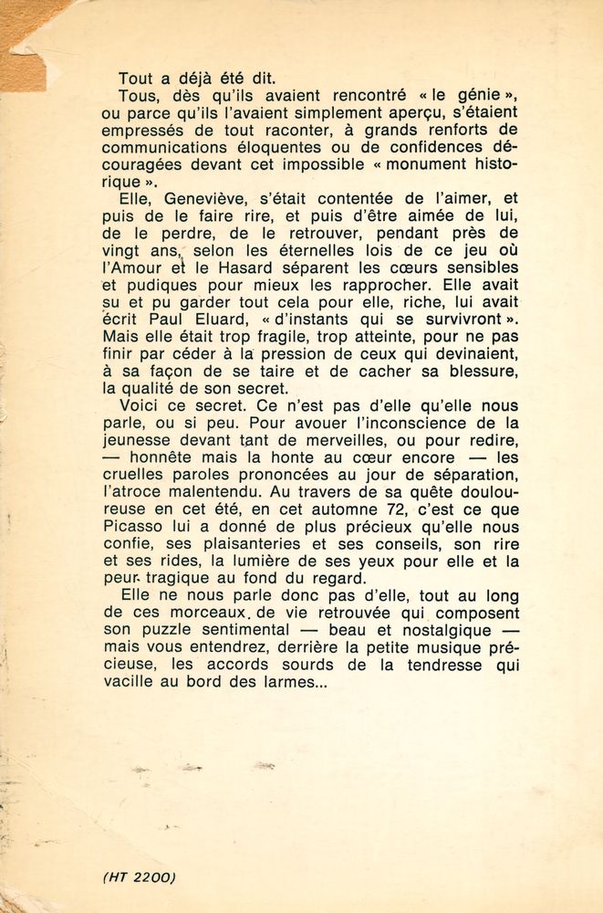 『SI TARD LE SOIR LE SOLEIL BRILLE : PABLO PICASSO』 3