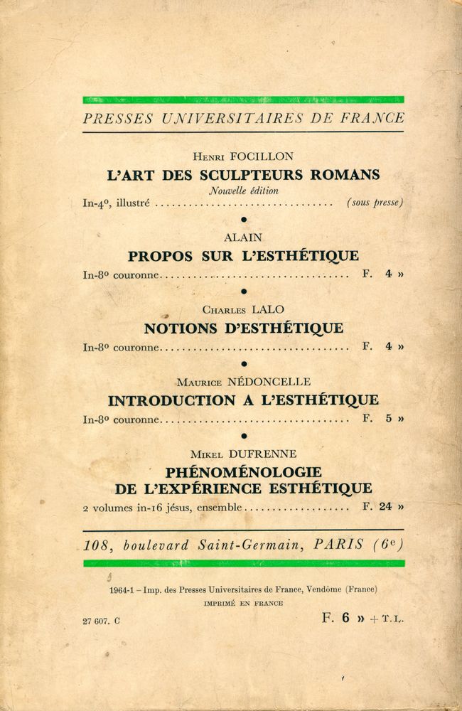 『VIE DES FORMES : suivi de Éloge de la main』  3