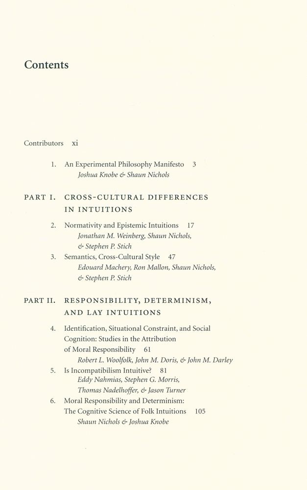 『Experimental Philosophy』 2