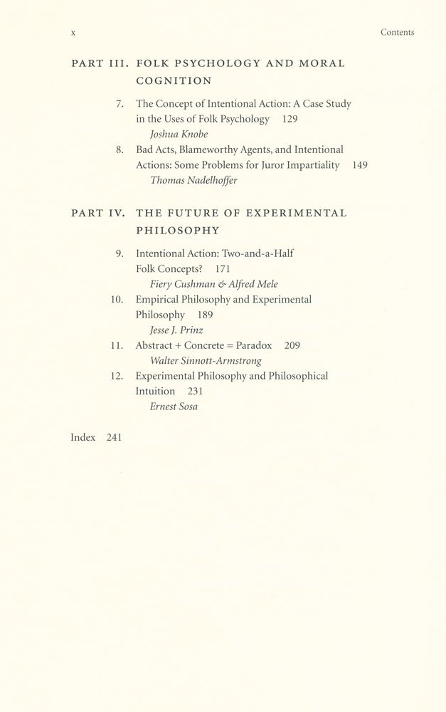 『Experimental Philosophy』 3