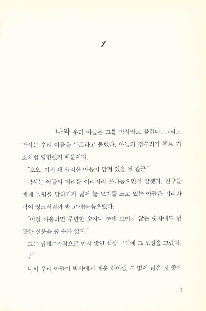 『박사가 사랑한 수식』 2