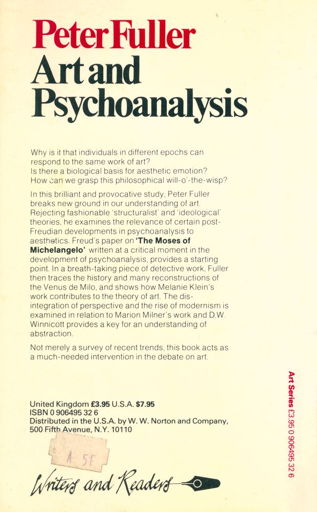 『Art and Psychoanalysis』 3
