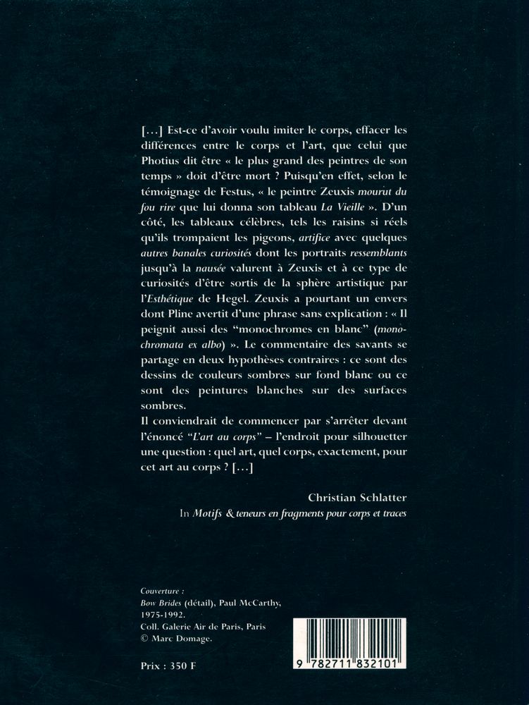 『l'art au CORPS : le corps exposé de Man Ray à nos jours』 4