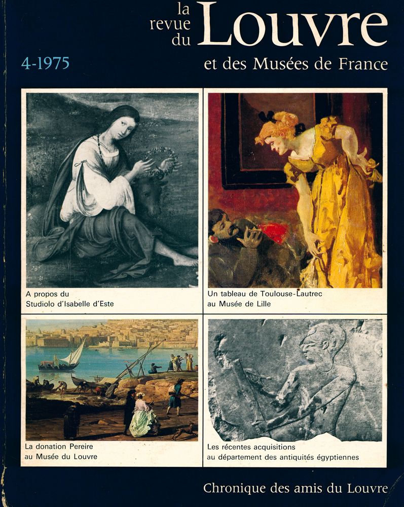 『la revue du Louvre et des Musées de France』 4 - 1975 1