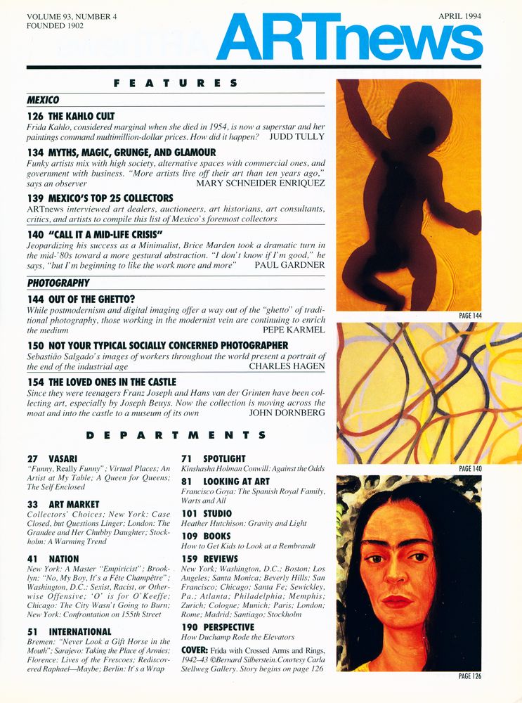 『ARTnews』 April 1994 2