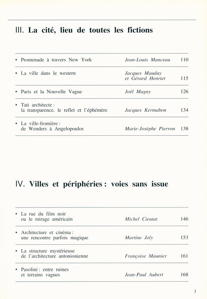 『CinémAction』 Nº 75, 1995 3