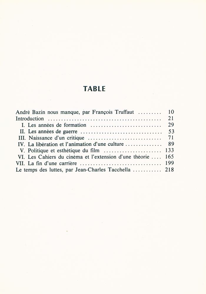『ANDRE BAZIN』 2