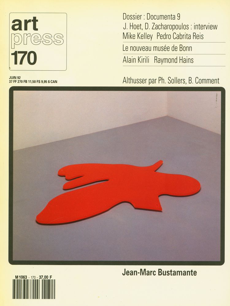 『art press』 170 JUIN 1992 1