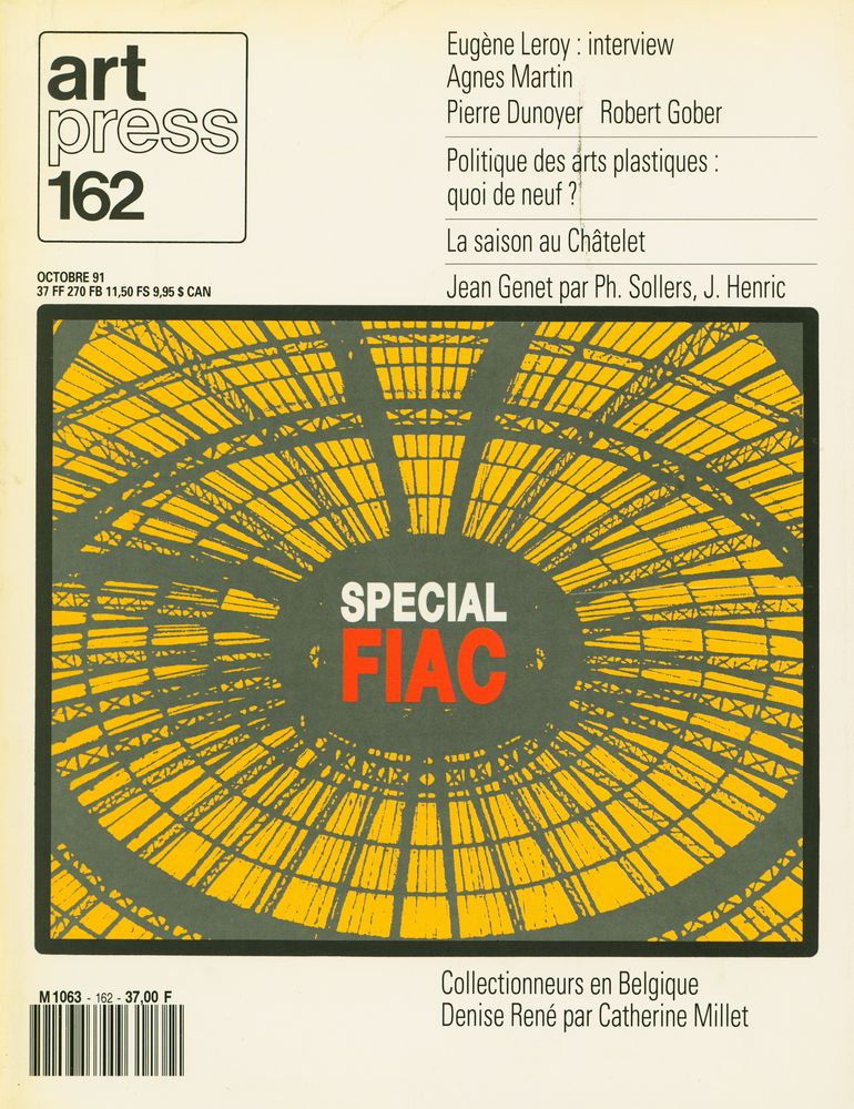 『art press』 162 OCTOBRE 1991 1