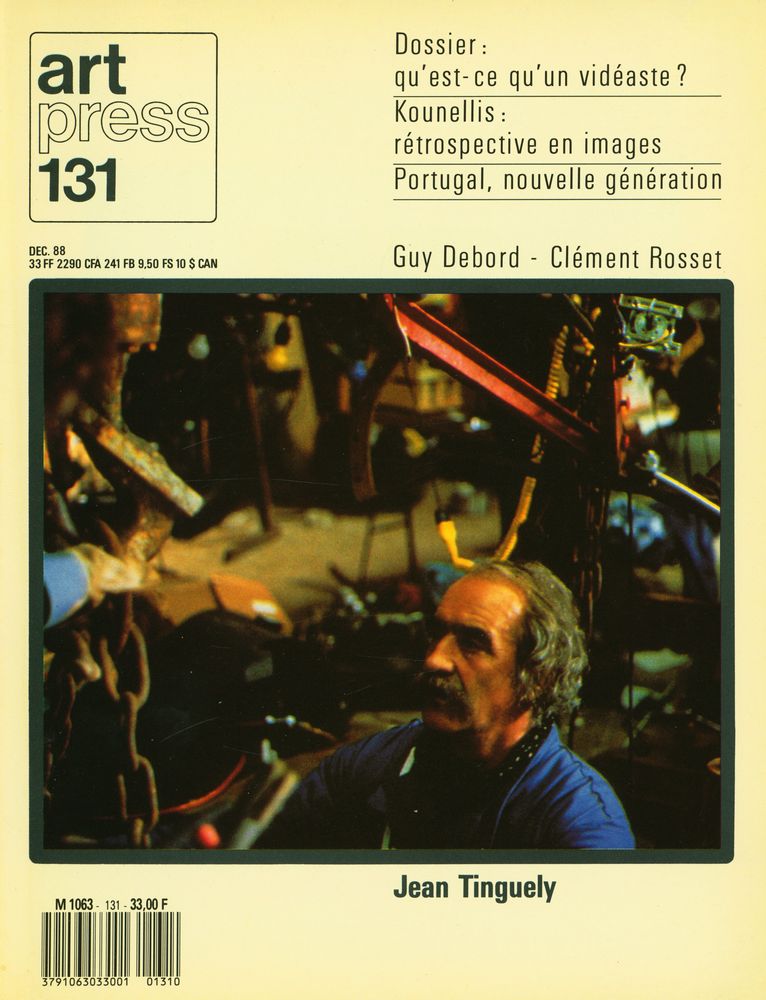 『art press』 131  DEC. 1988 1