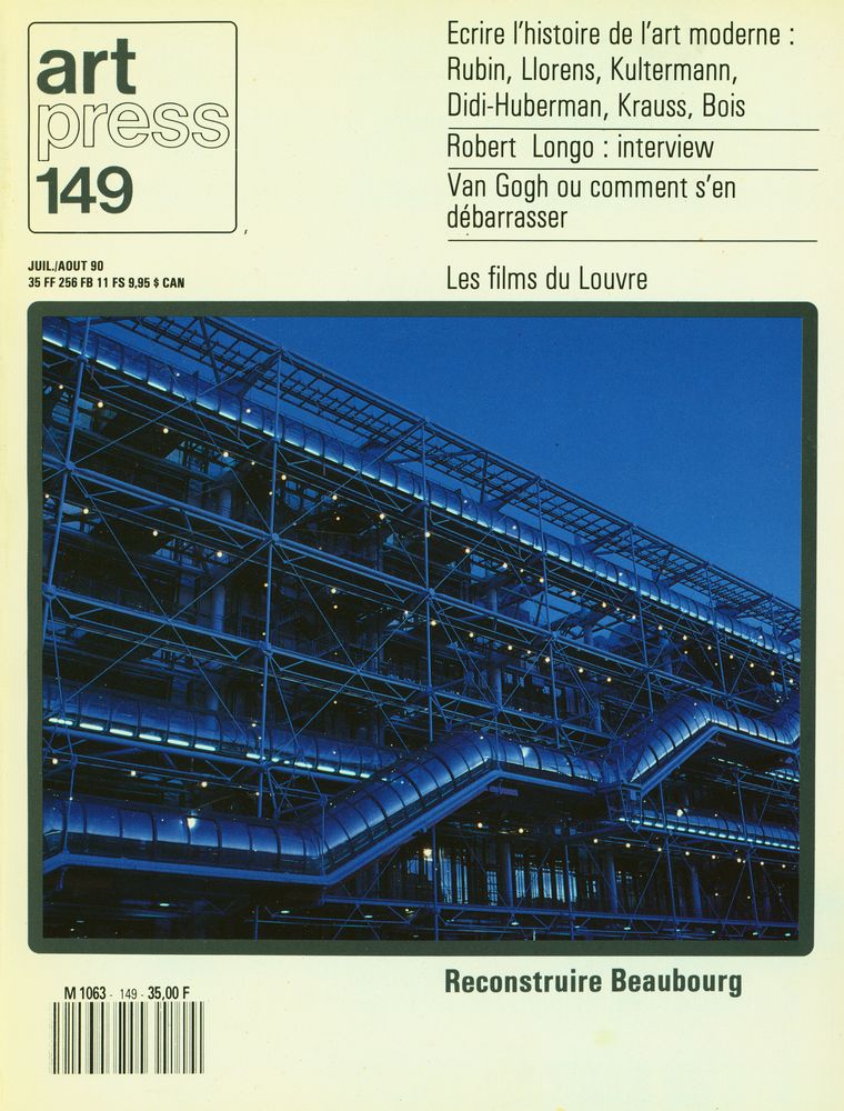 『art press』 149 JUILLET/AOUT 1990 1