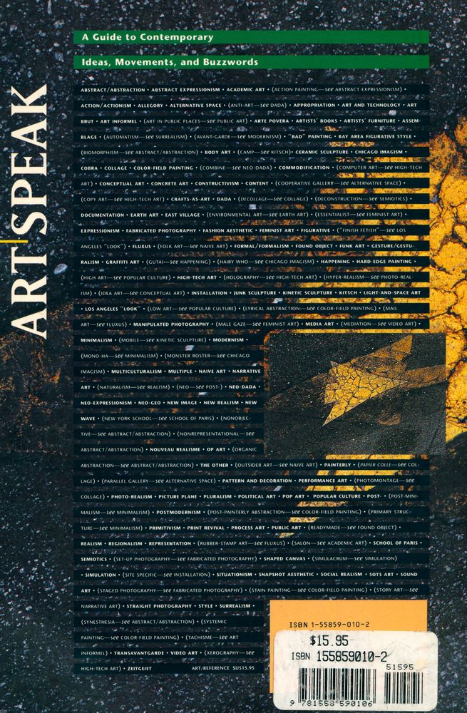 『Art Speak : a guide to contemporary ideas, movements, and buzzwords』 5